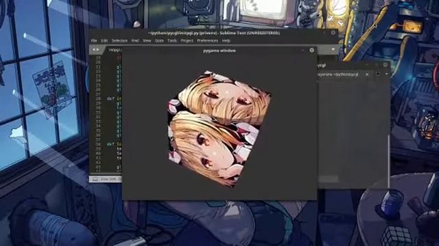 Linux Python OpenGL Flandre смотреть онлайн