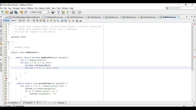 Java | Netbeans | Bubble Sort | Quadratic Time Sorting Algorithm смотреть онлайн