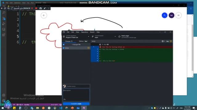 شرح GitHub وطريقة رفع المشروع باستخدام GitHub DeskTop 2 (2) смотреть онлайн