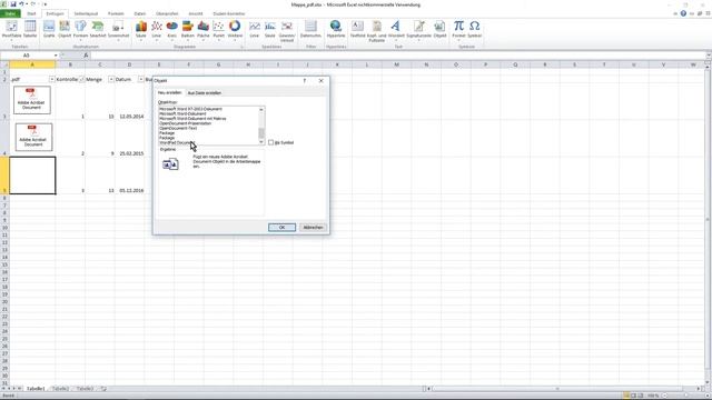 Excel 2010: Dokumente bzw. .pdf Dateien einfügen oder einen Hyperlink dazu im Vergleich смотреть онлайн
