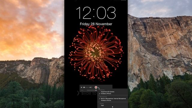Record iPhone, iPad, iPod Touch Screen with Mac OS X Yosemite & iOS 8) смотреть онлайн