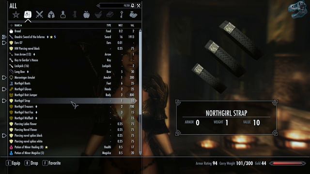 Skyrim Mod: Northgirl Armor UNP (HD) смотреть онлайн