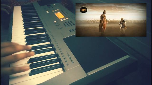 Lord Krishna's Enthralling Flute Music | Mahabharat | Keyboard cover with notes in description смотреть онлайн