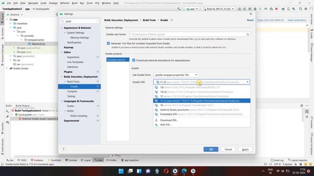 How to solve android gradle requires Java 11 to run | Android Studio | 2022 смотреть онлайн