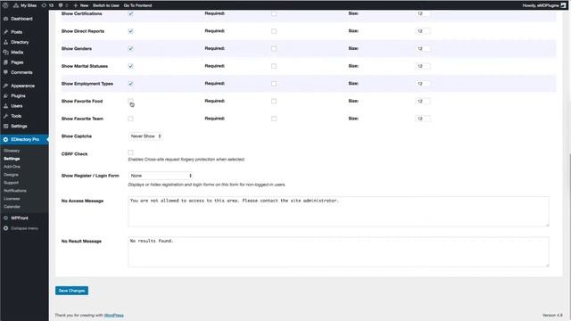 Create custom fields and optionally add them Employee Directory Pro search forms смотреть онлайн