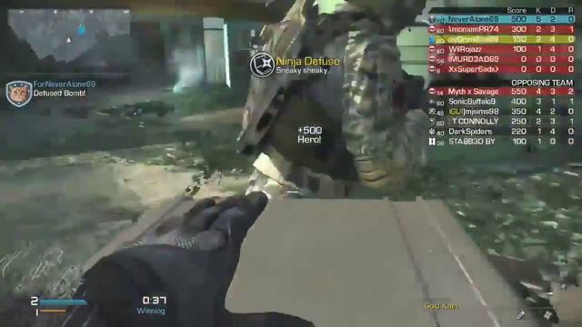 Call Of Duty Ghosts Ninja Defuse Montage! Trolling People In Call Of Duty Ghosts смотреть онлайн