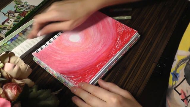 Закат масляной пастелью\\рисование смотреть онлайн