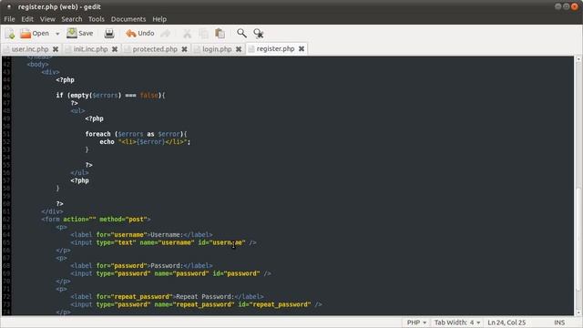 PHP Tutorial: Register and Login (User Account System) [part 04] смотреть онлайн