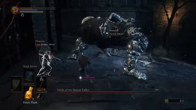 DARK SOULS 3: beating Vordt of the Boreal Valley with NPC summons смотреть онлайн