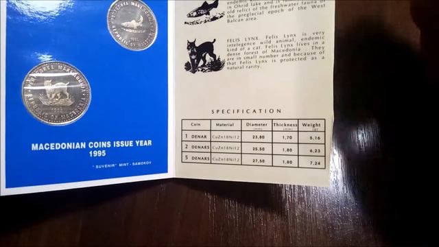 Набор монет Македонии 1995 50 лет ФАО смотреть онлайн
