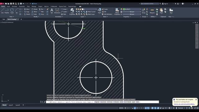 AutoCAD Basic 2D Practice Drawing | Part 2/3 | ENGLISH | HATCH Creation | Complete Tutorial Series смотреть онлайн