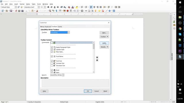 Toolbars Guide: Move, Edit, Add, and Remove | LibreOffice Writer Tutorial смотреть онлайн