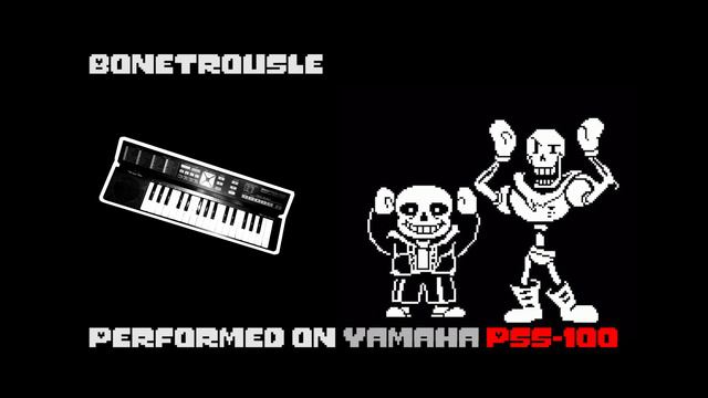 Undertale - BONETROUSLE (Yamaha PSS-100 Vintage Synth Cover смотреть онлайн