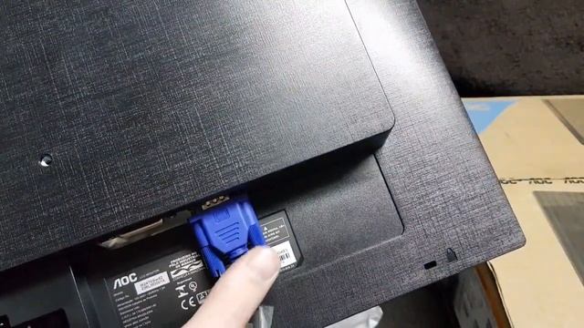 Unboxing, Overview E Montagem Monitor AOC 23,6