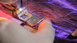 Как правильно пришить бахрому.