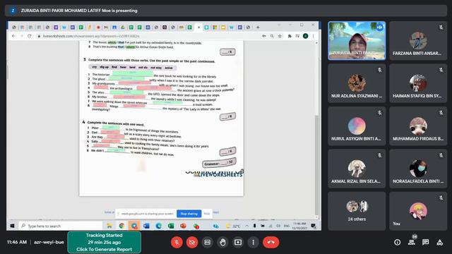 English: Liveworksheets Grammar & Listening Exercises (12 October 2021) смотреть онлайн