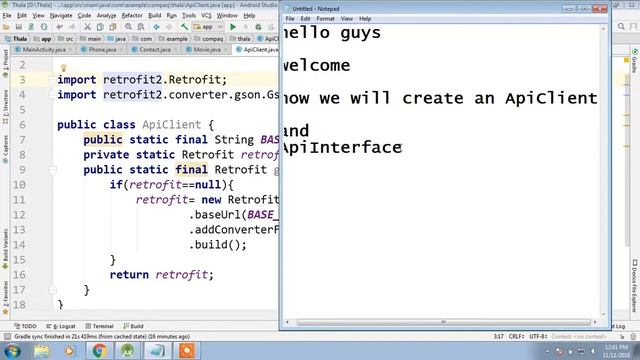 JSON parsing (nested json objects) into RecyclerView using Retrofit in Android Studio part_4 смотреть онлайн