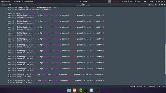 simple calculator code on python using tkinter смотреть онлайн