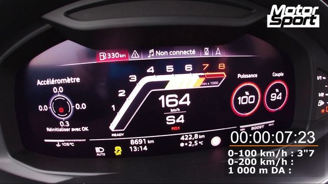 Audi RS6 (C8) : 0-260 km/h смотреть онлайн