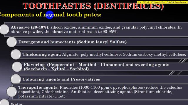 8-Mouth washes, toothpastes, gels and vitamins–Wadhah Medications in Dentistry lectures.د/وضاح الحا смотреть онлайн
