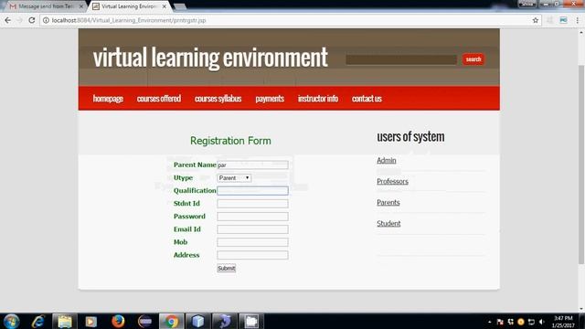 Virtual Learning Environment VLE Java PHP Python Project смотреть онлайн