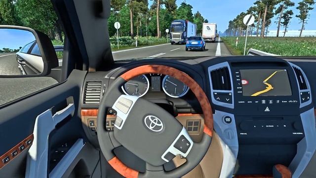 Euro Truck Simulator 2 - Toyota Land Cruiser 200 [Steering Wheel Gameplay] Part 36 смотреть онлайн