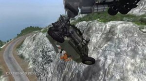 Realistic Cliff Drops #4 - BeamNG Drive Crashes | CrashBoomPunk