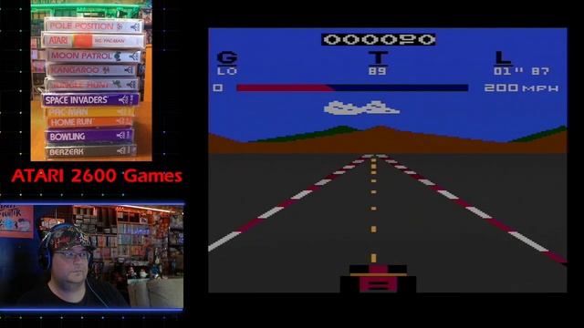 Pole Position for Atari 2600 - brief game play смотреть онлайн