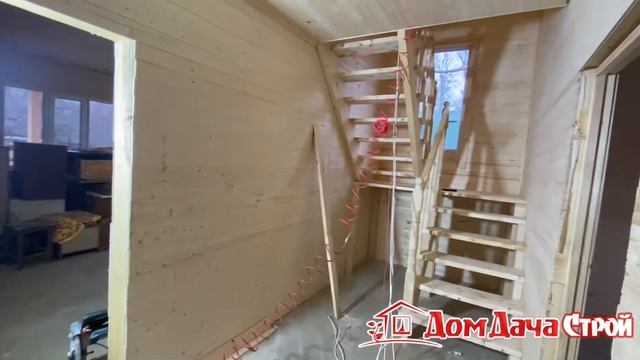 Каркасный дом 11х8м. В московской области. смотреть онлайн