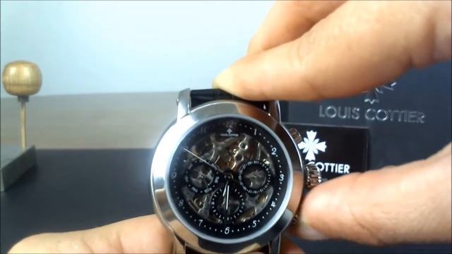 Mode d'emploi Montre Louis Cottier Skeleton Lady смотреть онлайн