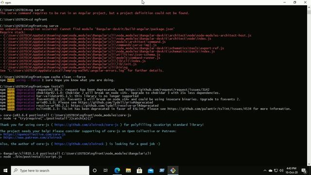 Angular CLI App Gives Error The Schematic Workflow Failed | Fixed working explain and deploy Angula смотреть онлайн