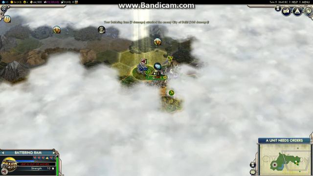 Civilization V: Beating an SP game on Deity in only 10 turns! смотреть онлайн