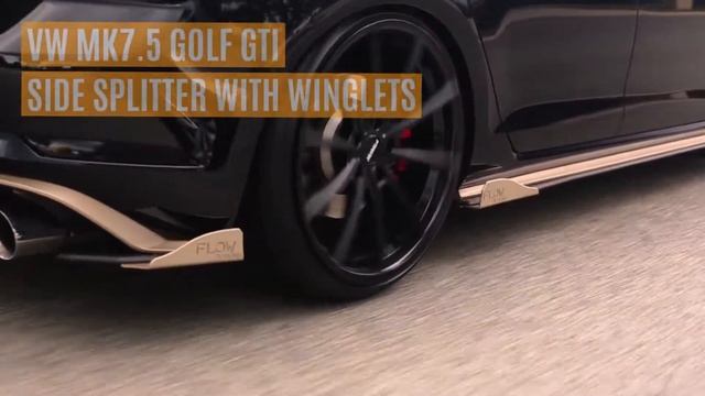 The BEST Splitter Kit for your Volkswagen GOLF 7.5 GTI by Flow Designs Australia! смотреть онлайн