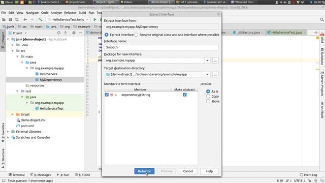 DInject dependency injection смотреть онлайн
