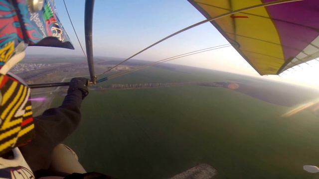 Дельтаплан. Мой крайний полет 19 апреля. смотреть онлайн