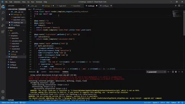 Flask Tutorial session 4 смотреть онлайн