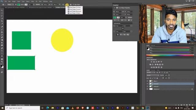 How To Use the Rectangle Tool In Photoshop CC In Telugu || Photoshop For Beginners In Telugu смотреть онлайн