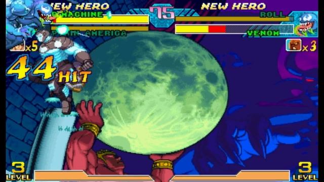 Marvel vs Capcom 1 WarMachine Refly Combo смотреть онлайн