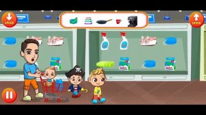 Влад и Ники: Супермаркет игра для детей | русская версия прохождения