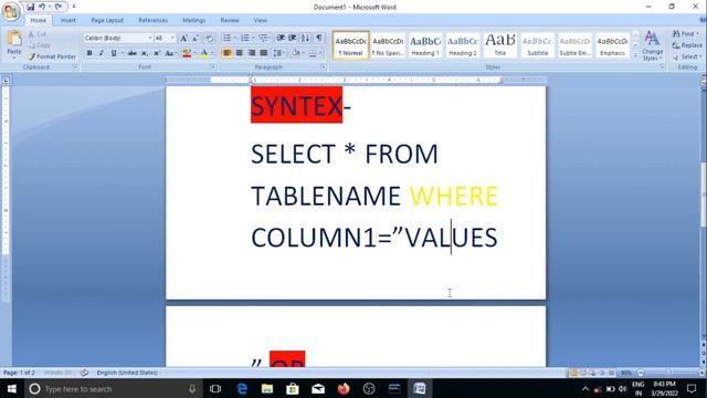 OR OPERATOR IN MYSQL EXAMPLE & EXECUTION OF MYSQL смотреть онлайн