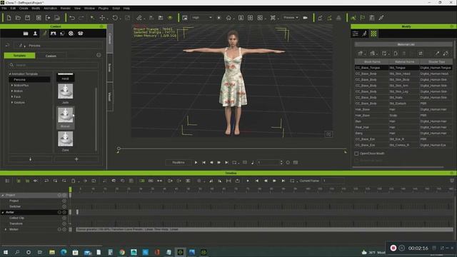 iclone 7 character animation tutorial- How to apply the Soft Cloth Physics on garments смотреть онлайн
