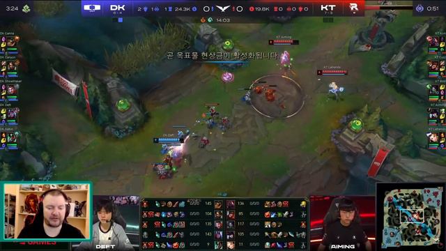 ОБЗОР KT против DK Игра 2 - LCK KOREA | League Of Legends Lolesports Worlds LCK 2023