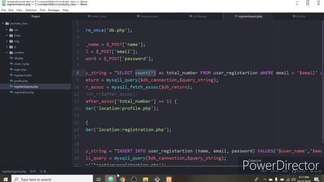 User login Form validation with PHP Programming and MySQL Tutorial : (LN-11) смотреть онлайн