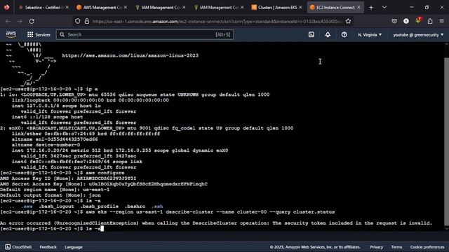 Wazuh on Kubernetes EKS in AWS - Create AWS Access Keys and Install Kubectl on EC2 смотреть онлайн