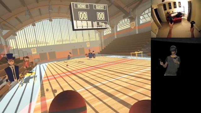 Threw HTC Vive Controller in Rec Room Dodge Ball During Twitch Stream смотреть онлайн