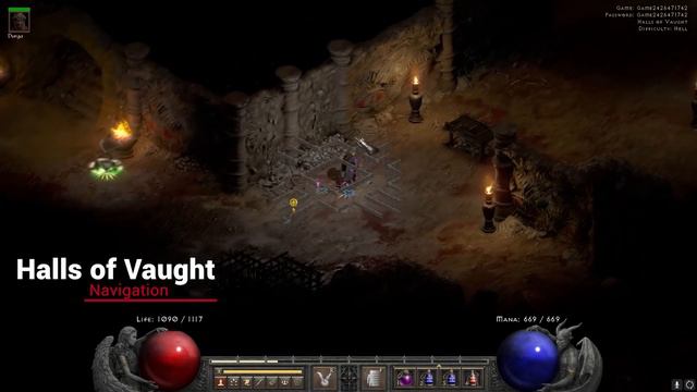 NIHLATHAK MAP GUIDE | 🔴FAST BER & JAH RUNE FARMING🔴 | Diablo 2 Resurrected смотреть онлайн