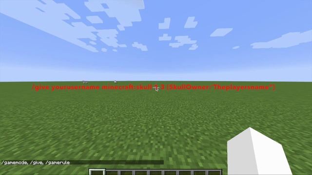 Custom Minecraft Head Command смотреть онлайн