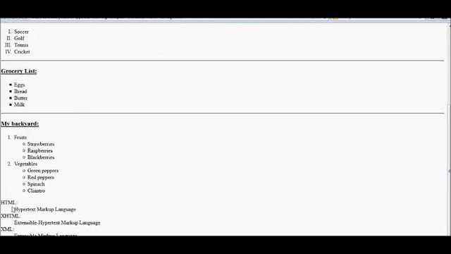 HTML Tutorial 5 - Definition List and copyright symbol смотреть онлайн