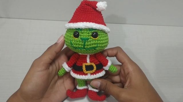 Grinch Amigurumi versão natalina l Receita l por Criativos Croche смотреть онлайн
