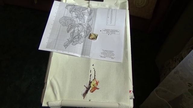 Вышивка крестом. Панель для коридора. Начало. смотреть онлайн